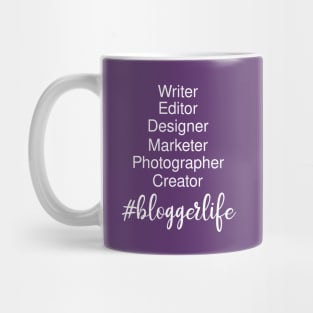 Hashtag Blogger Life Mug